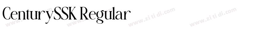 CenturySSK Regular字体转换
